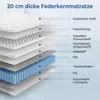 COSTWAY Matratze 140 x 200 cm, Federkernmatratze, Produktbild-Vorschau 4