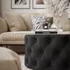 CHESTERFIELD 70 cm runder gepolsterter Couchtisch, Jasmine Produktbild-Vorschau 4