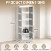 Verdego Bücherregal, 5 Ebenen, Multifunktionales Regal, Produktbild-Vorschau 2