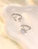 Adramata Set di 2 anelli Fidget Girasole d'argento Donna Anteprima dell’immagine prodotto 7