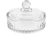 Hochwertige Glasschale mit Deckel - elegantes Design ideal Produktbild-Vorschau 1