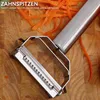 Sparschäler Edelstahl 420J2 2-in-1 Multifunktion Julienne Produktbild-Vorschau 7