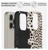 A close-up, exploded view of a phone case showing its layered construction and a phone inside. Podgląd zdjęcia produktu