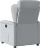 vidaXL Relaxsessel Elektrisch Hellgrau Stoff Produktbild-Vorschau 6