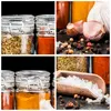 Wanduhr - Quadrat - Glasuhr - Gewürze Knoblauch Holz Salz - Produktbild-Vorschau 8