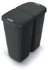 Prosperplast COMPACTA Q DUO, 45 l, noir recyclé avec Voir les images du produit 5