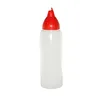 3 rote Quetschflaschen 750 ml tropffrei Ketchupflaschen Produktbild-Vorschau 2