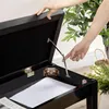 HOMCOM Ławka do fortepianu z ukrytym schowkiem, do 150 kg, Podgląd zdjęcia produktu 7