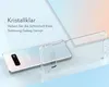 A clear phone case is shown next to a Samsung Galaxy S10 Plus phone. Podgląd zdjęcia produktu