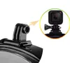 A close-up of a black snorkel mask attachment with an inset image showing a GoPro camera mounted on a similar mask. Podgląd zdjęcia produktu