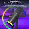 CkeyiN Gaming Mikrofon Mit Arm - RGB Podcast Mikrofon für Produktbild-Vorschau 2
