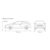 CARTREND Vollgarage S (431x194x149cm) blau Produktbild-Vorschau 2
