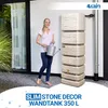 4rain SLIM STONE DECOR wandtank 350 L zandbeige Productafbeelding-voorbeeld 2