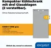 Exquisit Vollraumkühlschrank KS85-V-091E grau | 75 l Produktbild-Vorschau 2