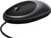 A close-up studio shot of a wired computer mouse. Produktbild-Vorschau