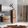 Badmöbel Seitenschrank 40 cm LAURIA-03 in Graphitgrau mit Produktbild-Vorschau 6