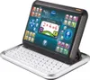 A VTech 2-in-1 tablet with a keyboard is shown in an open position against a white background. Produktbild-Vorschau