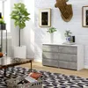 Kleine Kommode AKORD CL100 Weiß, Beton 100 cm 6 Schubladen Produktbild-Vorschau 9