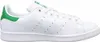 A side view of a white Adidas Stan Smith sneaker with green accents. Náhled obrázku produktu