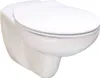 Wand-WC Set Hanna Tiefspüler ohne Spülrand weiß glänzend Produktbild-Vorschau 1