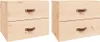vidaXL Nástěnné noční stolky 2 ks 50x36x40 cm Náhled obrázku produktu 1