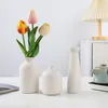 Vasen Deko -Weiße Keramik Vase Satz von 3 für Moderne Home Produktbild-Vorschau 5