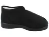 A single black slipper shown from the side against a white background. Produktbild-Vorschau