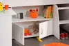 Lit combiné pour enfants avec détails blancs 90 x 200 cm – Voir les images du produit 15