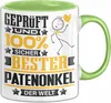 Patenonkel Geschenk Lustiger Spruch für Patenonkel Produktbild-Vorschau 1