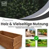 IvoQ Pflanzkasten aus Holz – 80 x 40 x 32 cm – Holz – Für Produktbild-Vorschau 7