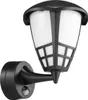 Wandleuchte mit Sensor Maclean MCE518 B 1xE27 schwarz IP65 Produktbild-Vorschau 1