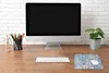MuchoWow® Mauspad Mousepad Muster - Blau - Formen 30x30 cm Produktbild-Vorschau 4