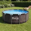 Pool Steel Super Black Wood AVENLI 366 x 100 cm Produktbild-Vorschau 5