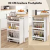 COSTWAY Nischenwagen 20cm breit, 4 Etagen Küchenwagen, Produktbild-Vorschau 6