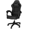 A black gaming chair is shown against a white background. Voir les images du produit