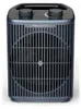 A dark blue Rowenta electric heater is shown against a light gray background. Anteprima dell’immagine prodotto