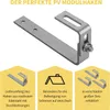 4er Dachhaken Schindel Schiefer A2 Edelstahl Dach Produktbild-Vorschau 7