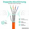 Cat7 Verlegekabel Installationskabel 25m Netzwerkkabel 10 Produktbild-Vorschau 4