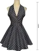 Süße Retro-Schürze für Damen, V-Ausschnitt, gepunktet, Produktbild-Vorschau 8