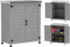 Outsunny Gartenschrank Holz Outdoor wetterfest Produktbild-Vorschau 1