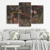 Triptychon auf leinwand dschungel affen 150x100 cm Feeby Produktbild-Vorschau 2