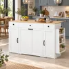 Mueble aparador Merax, isla de cocina, carro de servicio Vista previa de la imagen del producto 2