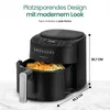 Emerio Airfryer XL 4,5 L – 1300 W – Digital – 8 Programme – Produktbild-Vorschau 7