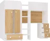 Hochbett mit Kleiderschrank & Schreibtisch - 90 x 190 cm - Produktbild-Vorschau 7