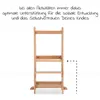Hauck Learn N Explore detská stolička Indoor Wood Natural Náhľad obrázku produktu 16