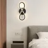 ZMH Wandleuchte Innen LED Wandlampe Schwarz Wand Lampe für Produktbild-Vorschau 8
