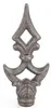 LogistSystem, 1 stuk decoratieve metalen punt - 125 x 65 mm Productafbeelding-voorbeeld 1