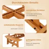 COSTWAY Gartenmöbel-Set für 8 Personen, Gartentisch mit Produktbild-Vorschau 7