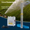 Wiltec 4" hlboká studňová čerpadlo 750 W, vodné čerpadlo s Náhľad obrázku produktu 4