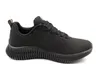 A black Skechers Bobs Geo How Marvelous women's sneaker is shown against a white background. Produktbild-Vorschau
